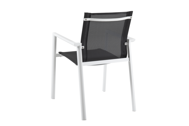 Delia fauteuil Blanc/gris