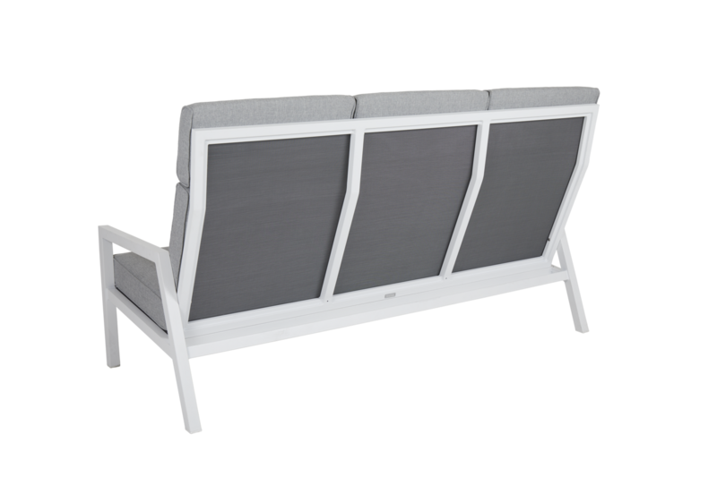 Belfort Canapé 3 places Blanc/Pearl grey
