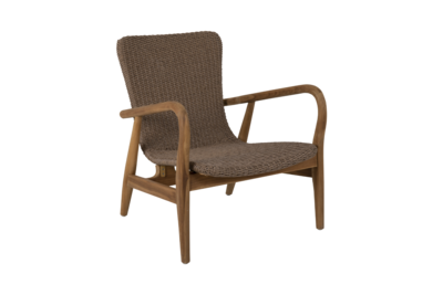 Lilja fauteuil lounge Couleur naturelle/beige