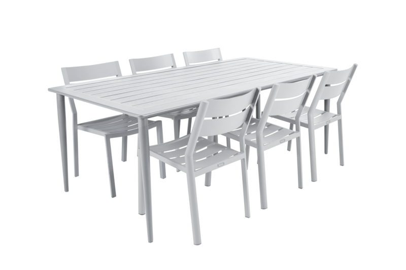 Delia chaise de table Blanc
