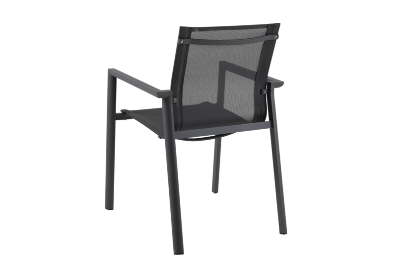 Delia fauteuil Anthracite/gris