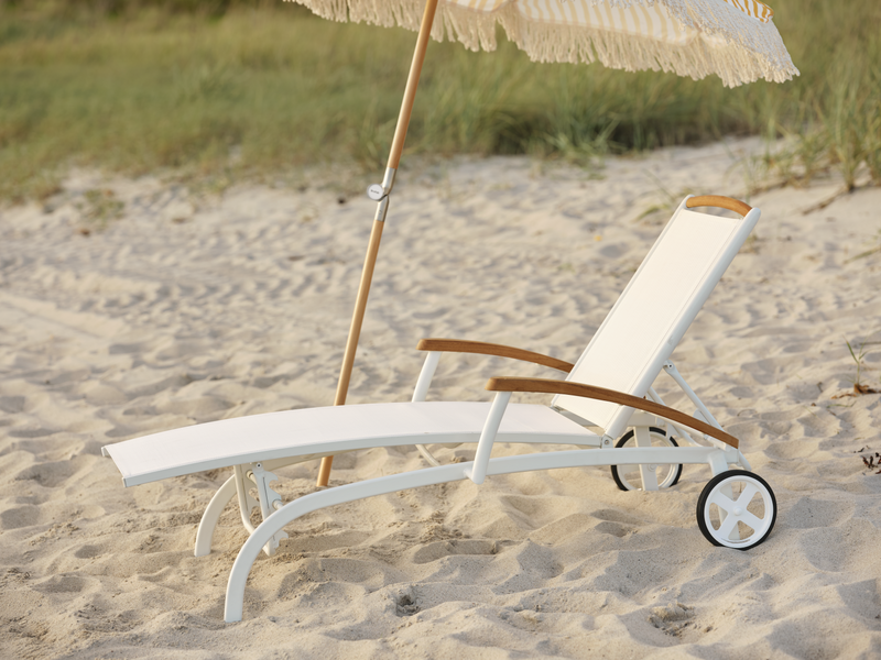Andy chaise longue Blanc