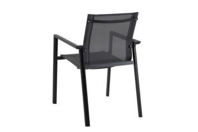 Delia fauteuil Noir/gris