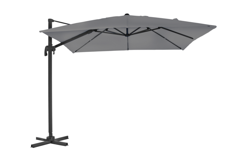 Linz parasol sans pied Anthracite/gris