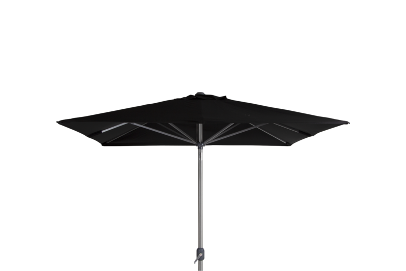 Andria parasol Argent/noir