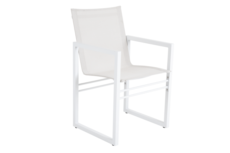Vevi chaise de table Blanc/blanc